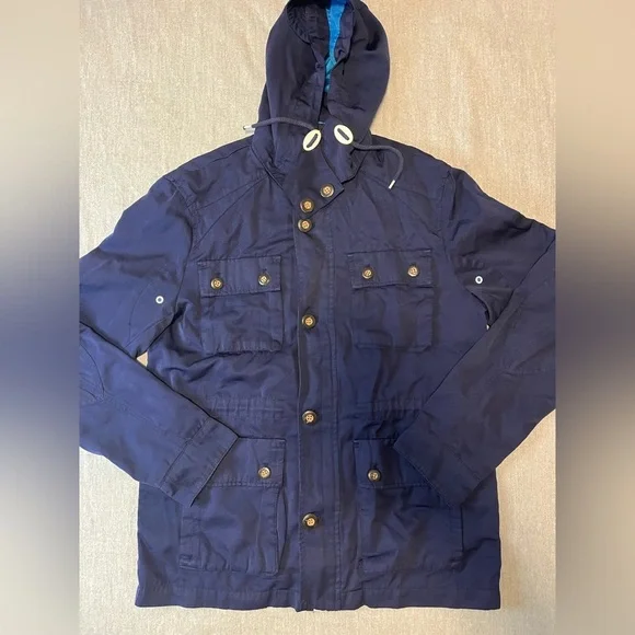 H&M Men’s Utility Jacket - Navy, Size S, Gently Used - Picture 2 of 12